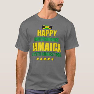 Camiseta Feliz Independencia Jamaica, 6 de agosto de 1962,