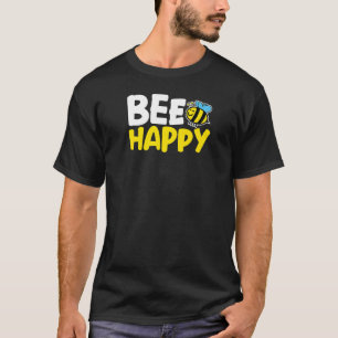 Camiseta Feliz insecto lindo de abeja para miel amarilla