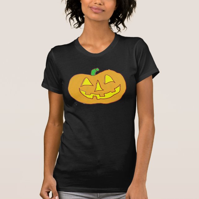 Camiseta Feliz Jack O'Lantern (Anverso)