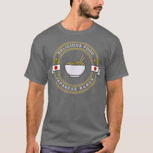 Camiseta Feliz Japón con fideos Ramen Tokyo Sushi Asia Tofu