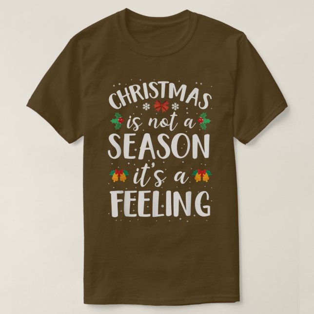 Camiseta Feliz jolly sintiendo la temporada navideña divert (Diseño del anverso)