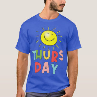 Camiseta Feliz Jueves Brillante