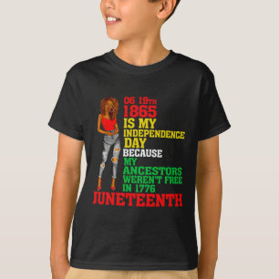 Camiseta Feliz Juneteenth Es Mi Día De La Independencia Neg