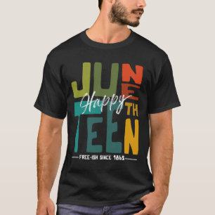 Camiseta Feliz Juneteenth Rompiendo Cada Cadena Desde 1865
