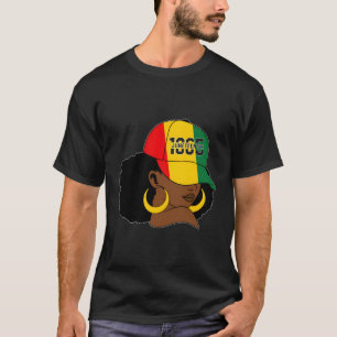 Camiseta Feliz junio es mi día de la independencia amor neg
