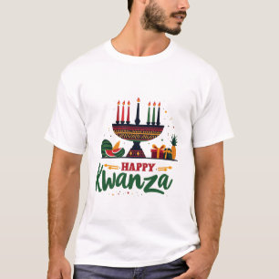 Camiseta Feliz Kwanza, herencia afroamericana