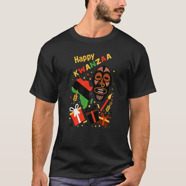 Camiseta Feliz Kwanzaa 4 (Anverso)