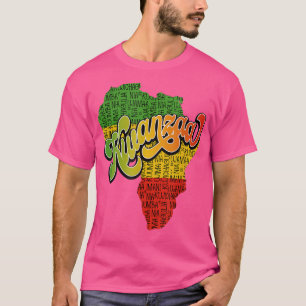 Camiseta Feliz Kwanzaa 7 Principios de Kwanzaa Africa Harve
