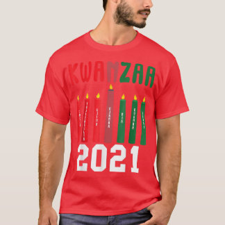 Camiseta Feliz Kwanzaa Celebrando la T afroamericana