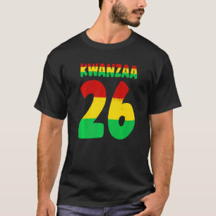 Camiseta Feliz Kwanzaa Patrimonio Negro Celebración Cultura