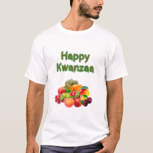 Camiseta Feliz Kwanzaa primeras frutas