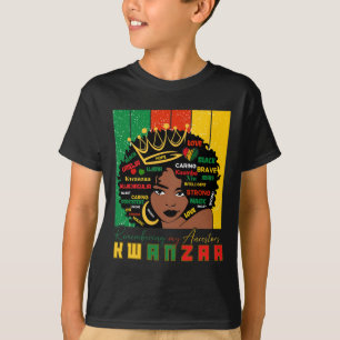 Camiseta Feliz Kwanzaa Siete Pautas De Los Hombres De Kwanz