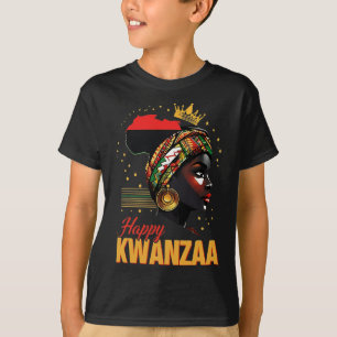 Camiseta Feliz Kwanzaa Siete Principios De Las Mujeres Kwan