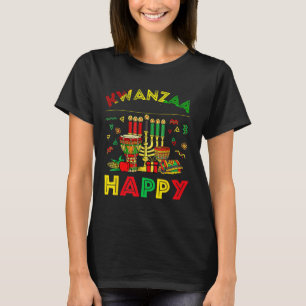 Camiseta Feliz Kwanzaa Siete Principios De Mujeres Kwanzaa 