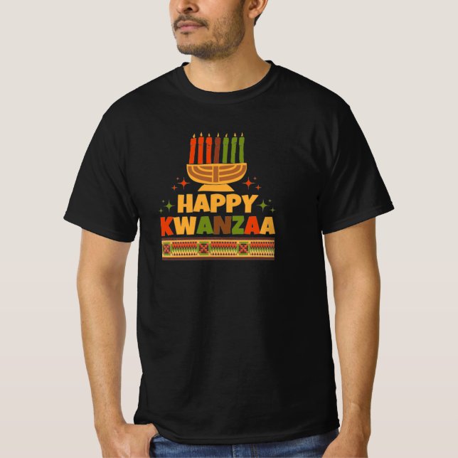 Camiseta Feliz Kwanzaa T-Shirt (Anverso)