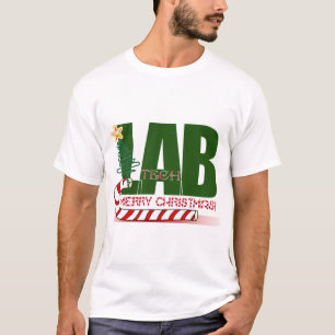 CAMISETA FELIZ LABORATORIO DEL NAVIDAD - TECNOLOGÍA DEL