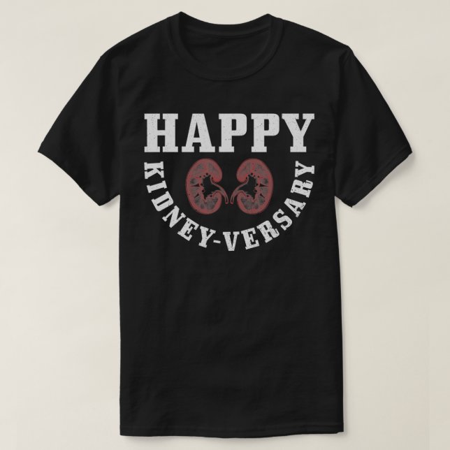 Camiseta Feliz lapsus para un ganador de un riñón (Diseño del anverso)