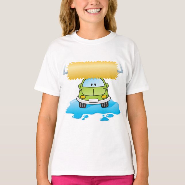 Camiseta Feliz lavado de coches (Anverso)