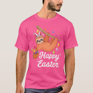Camiseta Feliz Lema Cute Con El Gusto De La Caza De Huevos 