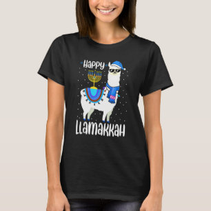 Camiseta Feliz Llamakkah Llama Judío Lindo Gafas De Sol Jan