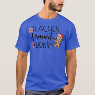 Camiseta Feliz maestro de jengibre navideño de galletas int