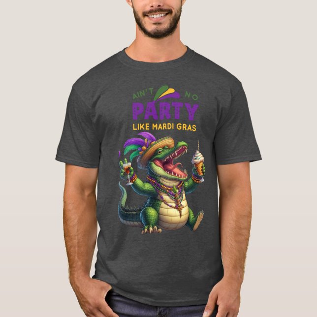 Camiseta Feliz Mardi Gras (Anverso)