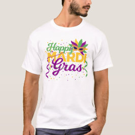 Camiseta Feliz Mardi Gras