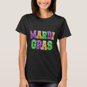 Camiseta Feliz Mardi Gras Fat Martes Festival de Carnaval P