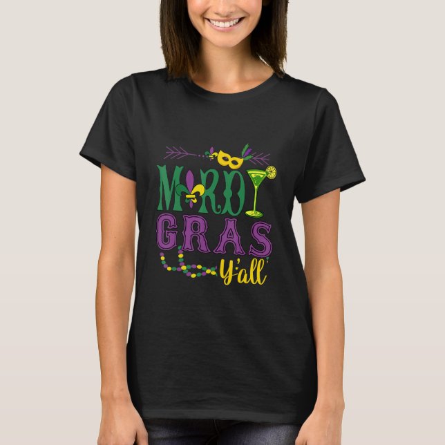 Camiseta Feliz Mardi Gras y divertida brecha de consumo de  (Anverso)