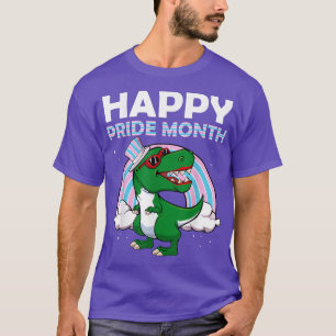 Camiseta Feliz mes del orgullo LGBT-Q Dinosaurio Transgende