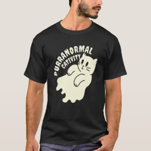 Camiseta Feliz Mew O Ween Gato Negro Para Halloween