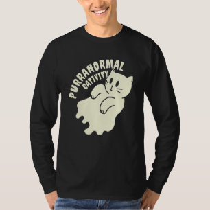 Camiseta Feliz Mew O Ween Gato Negro Para Halloween