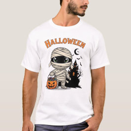 Camiseta Feliz momia de Halloween