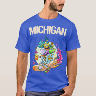 Camiseta Feliz Monstruos Michigan
