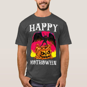 Camiseta Feliz Mothoween Halloween Folklore de Mothman espe