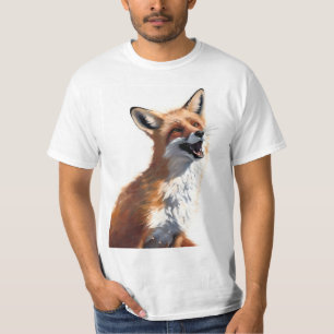 Camiseta Feliz naturaleza salvaje del ART Vixen de Red Fox