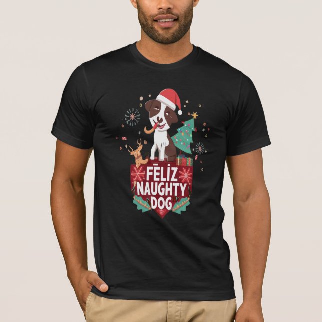 Camiseta Feliz Naughty Dog (Anverso)