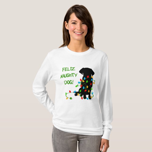 CAMISETA ¡FELIZ NAUGHTY DOG! (Anverso completo)