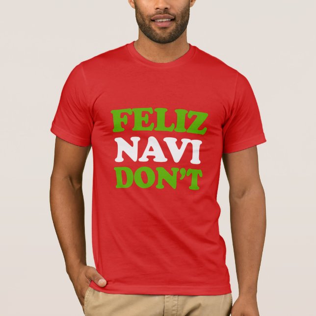 Camiseta Feliz Navi No (Anverso)