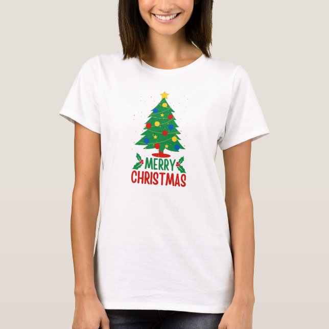 Camiseta Feliz Navidad (Anverso)