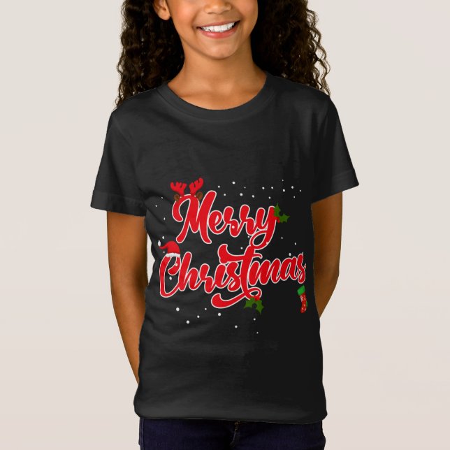 Camiseta Feliz Navidad (Anverso)
