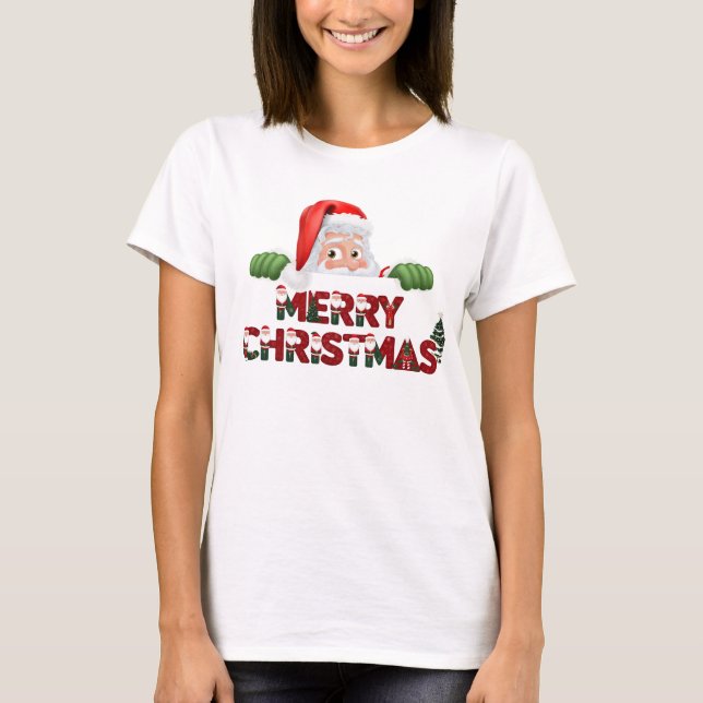 Camiseta Feliz Navidad (Anverso)