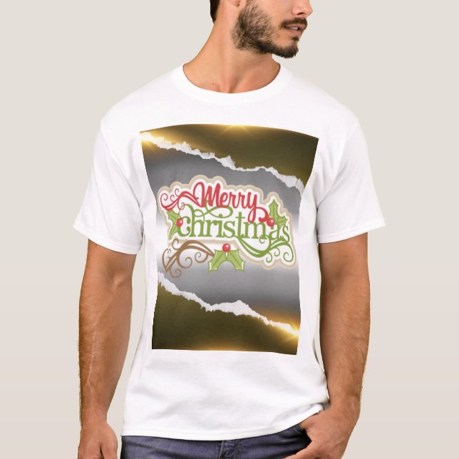 Camiseta Feliz Navidad  (Anverso)