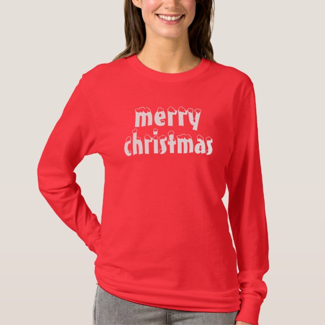 Camiseta Feliz Navidad (Anverso)