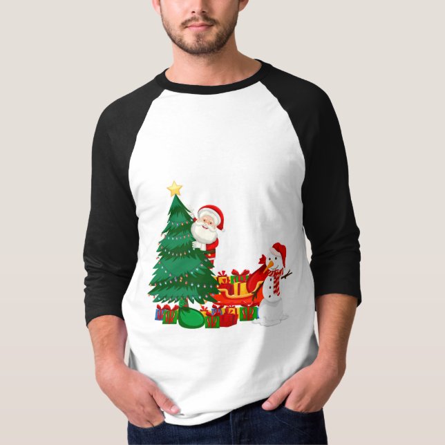 Camiseta Feliz Navidad (Anverso)