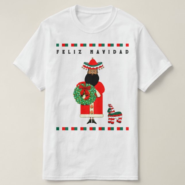 Camiseta Feliz Navidad (Diseño del anverso)