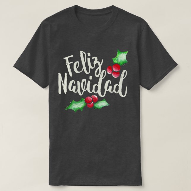 Camiseta Feliz Navidad (Diseño del anverso)