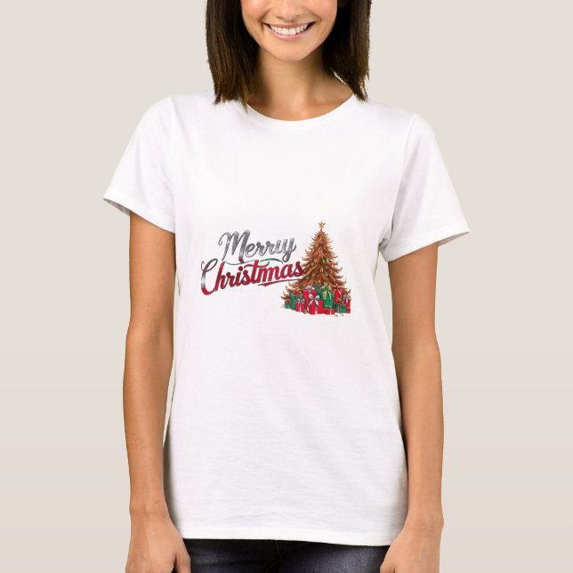 Camiseta Feliz Navidad (Anverso)