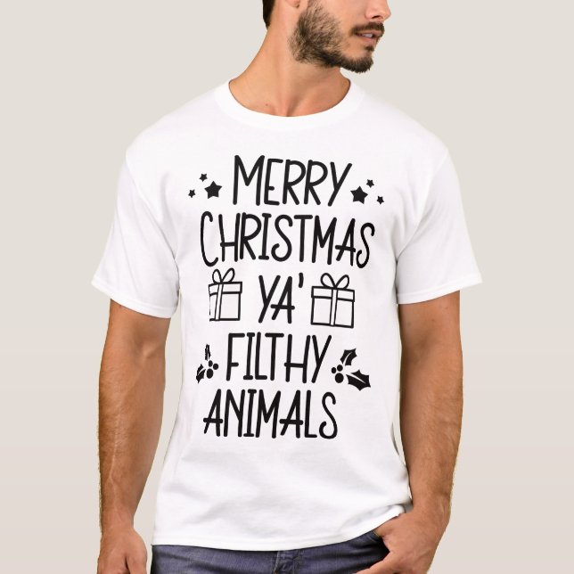 Camiseta Feliz Navidad (Anverso)