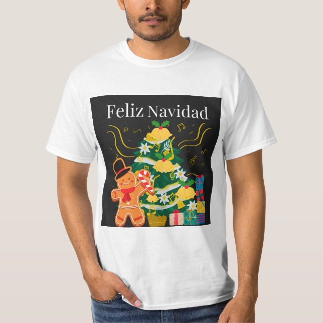Camiseta feliz navidad (Anverso)